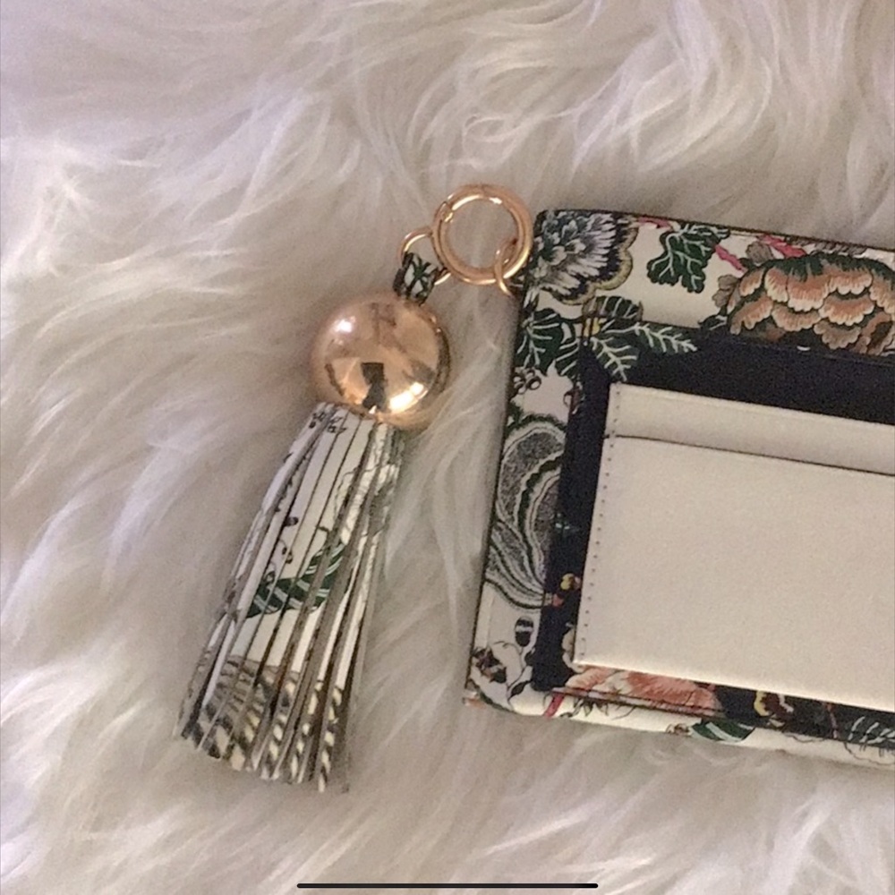 EUC Tory Burch Floral Wallet - Picture 3 of 5